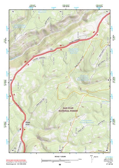 37108NE Page 86 Dove Creek Topo Preview 1