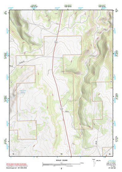 37108NW Page 2 Dove Creek Topo Preview 1