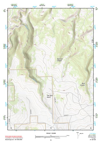 37108NW Page 3 Dove Creek Topo Preview 1