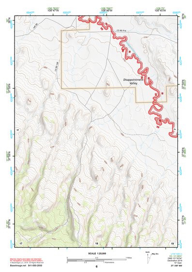 37108NW Page 6 Dove Creek Topo Preview 1