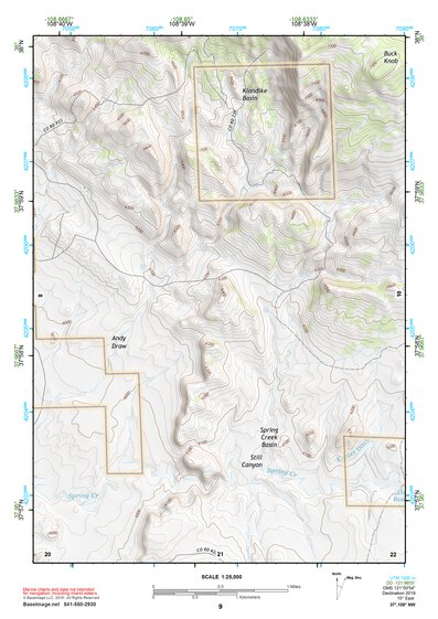 37108NW Page 9 Dove Creek Topo Preview 1