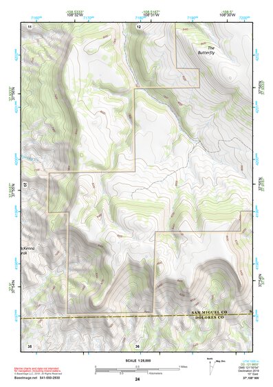 37108NW Page 24 Dove Creek Topo Preview 1