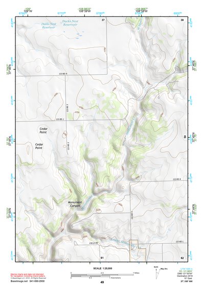 37108NW Page 49 Dove Creek Topo Preview 1