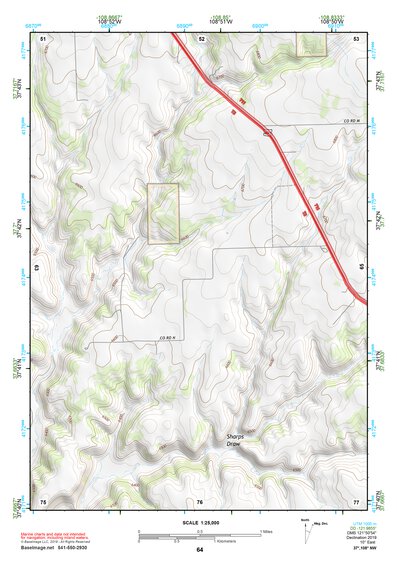 37108NW Page 64 Dove Creek Topo Preview 1