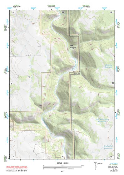 37108NW Page 67 Dove Creek Topo Preview 1