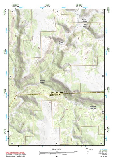 37108NW Page 75 Dove Creek Topo Preview 1