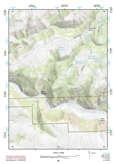 37108NW Page 80 Dove Creek Topo Preview 1