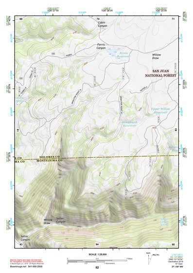 37108NW Page 82 Dove Creek Topo Preview 1
