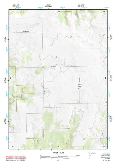 37108NW Page 87 Dove Creek Topo Preview 1
