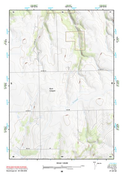 37108NW Page 88 Dove Creek Topo Preview 1