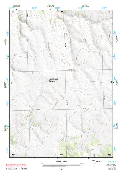37108NW Page 89 Dove Creek Topo Preview 1