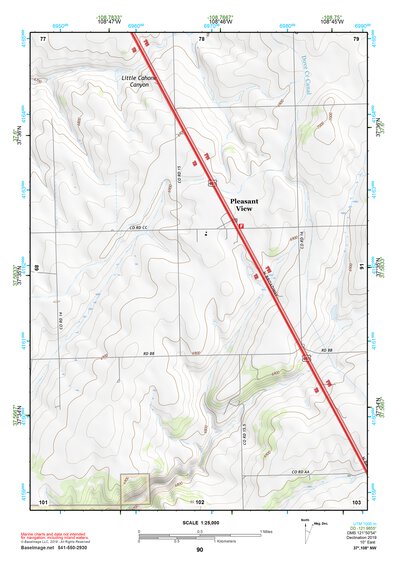 37108NW Page 90 Dove Creek Topo Preview 1