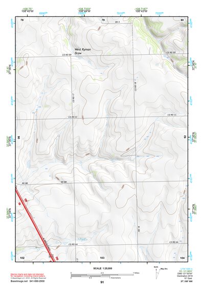 37108NW Page 91 Dove Creek Topo Preview 1