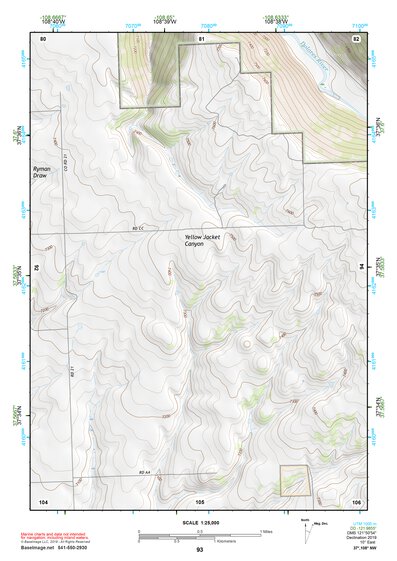 37108NW Page 93 Dove Creek Topo Preview 1
