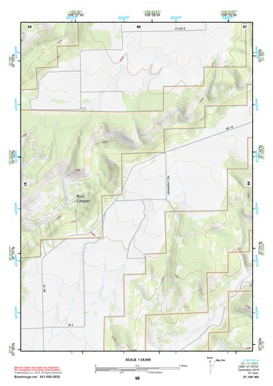 37108NW Page 98 Dove Creek Topo Preview 1