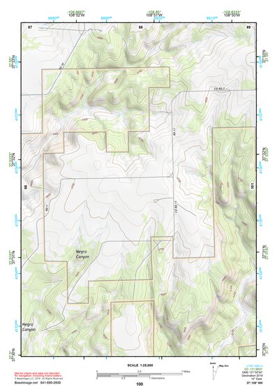 37108NW Page 100 Dove Creek Topo Preview 1