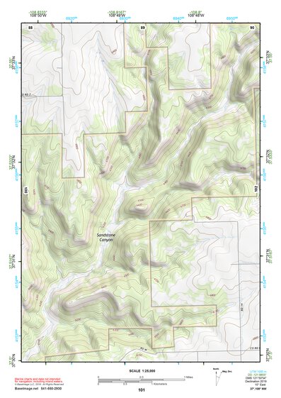 37108NW Page 101 Dove Creek Topo Preview 1