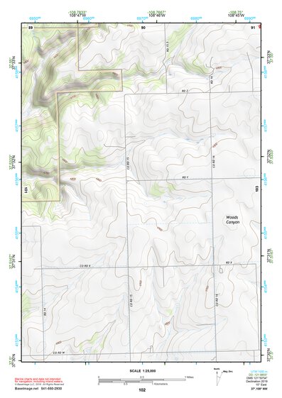 37108NW Page 102 Dove Creek Topo Preview 1