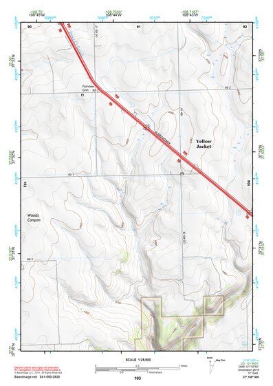 37108NW Page 103 Dove Creek Topo Preview 1