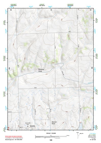 37108NW Page 105 Dove Creek Topo Preview 1