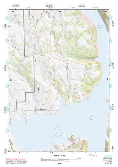 37108NW Page 107 Dove Creek Topo Preview 1