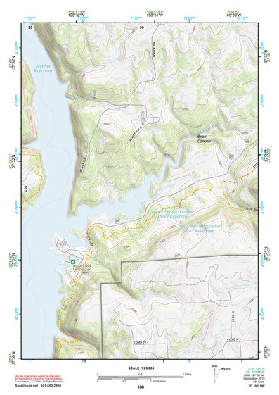 37108NW Page 108 Dove Creek Topo Preview 1
