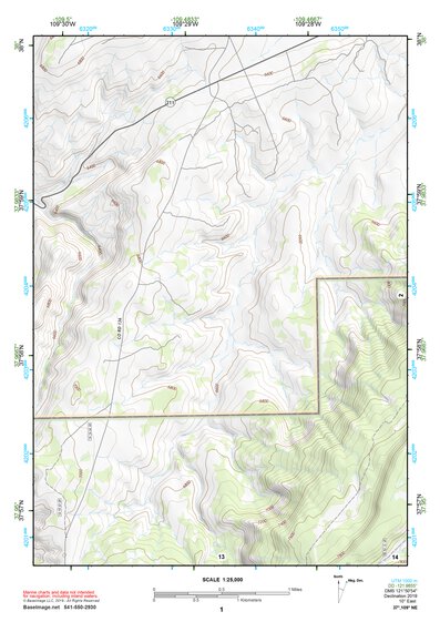 37109NE Page 1 Blanding Topo Preview 1