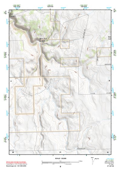 37109NE Page 9 Blanding Topo Preview 1