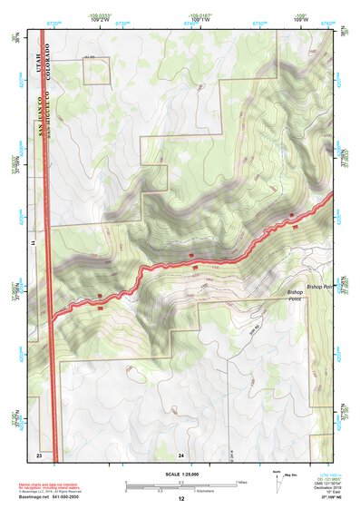 37109NE Page 12 Blanding Topo Preview 1