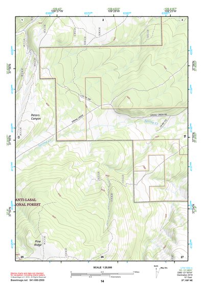 37109NE Page 14 Blanding Topo Preview 1