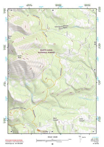 37109NE Page 38 Blanding Topo Preview 1