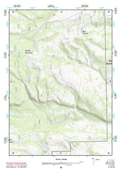 37109NE Page 39 Blanding Topo Preview 1