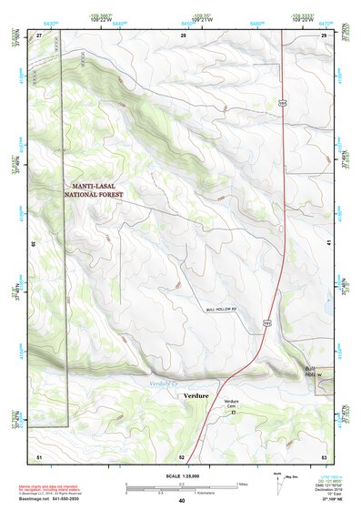 37109NE Page 40 Blanding Topo Preview 1