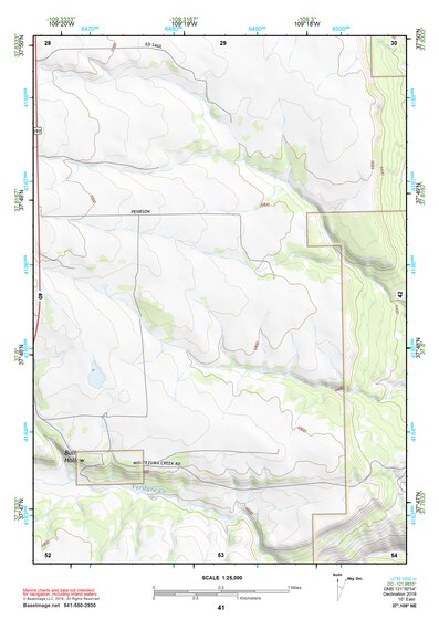37109NE Page 41 Blanding Topo Preview 1