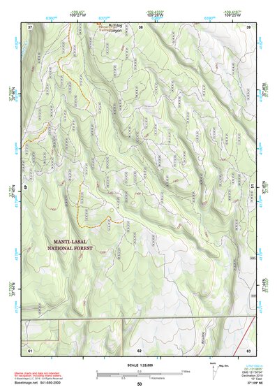 37109NE Page 50 Blanding Topo Preview 1