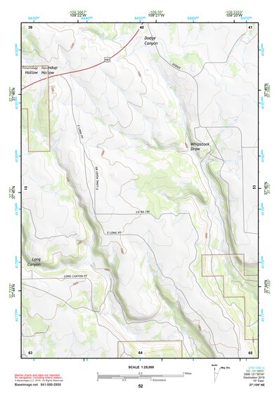37109NE Page 52 Blanding Topo Preview 1