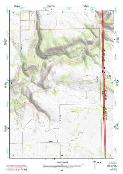 37109NE Page 59 Blanding Topo Preview 1