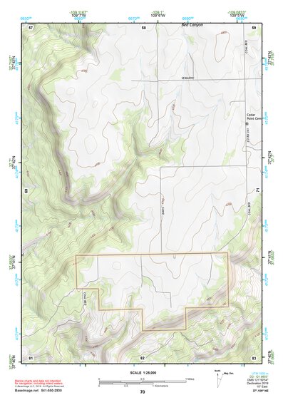 37109NE Page 70 Blanding Topo Preview 1