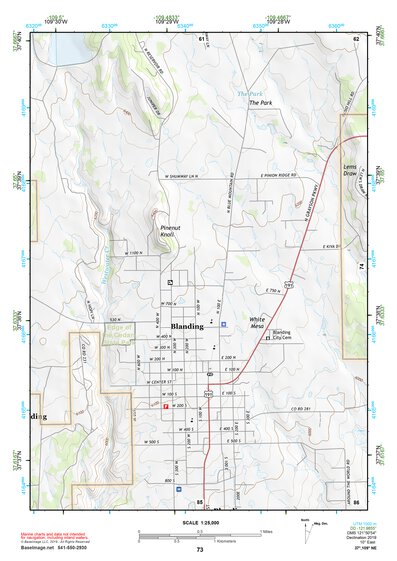 37109NE Page 73 Blanding Topo Preview 1
