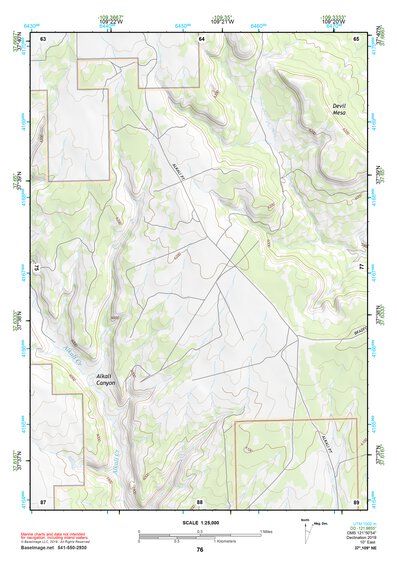 37109NE Page 76 Blanding Topo Preview 1