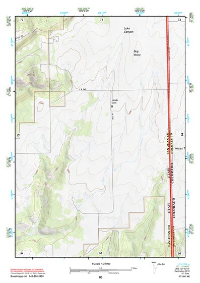 37109NE Page 83 Blanding Topo Preview 1