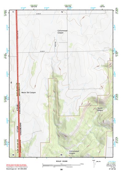 37109NE Page 84 Blanding Topo Preview 1