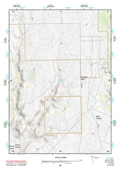 37109NE Page 87 Blanding Topo Preview 1