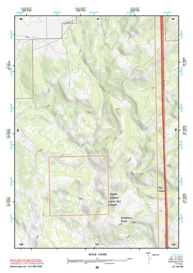 37109NE Page 95 Blanding Topo Preview 1