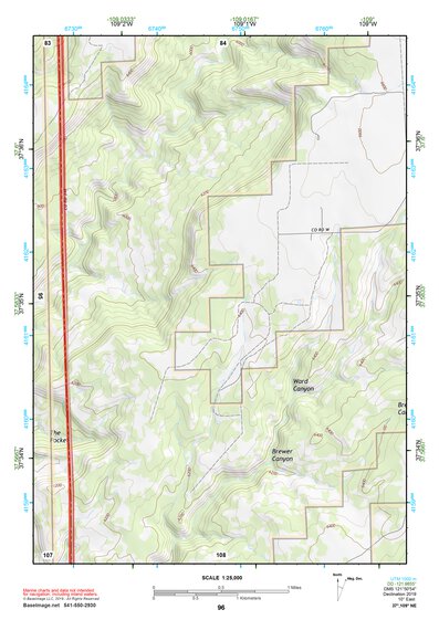 37109NE Page 96 Blanding Topo Preview 1