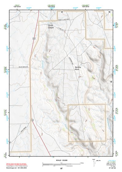 37109NE Page 97 Blanding Topo Preview 1