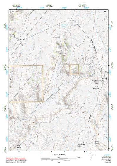37109NE Page 99 Blanding Topo Preview 1
