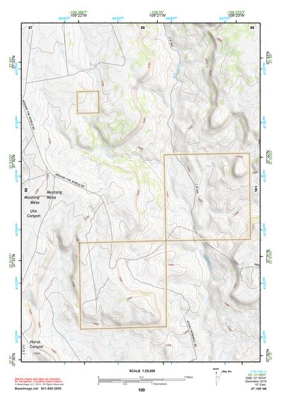 37109NE Page 100 Blanding Topo Preview 1