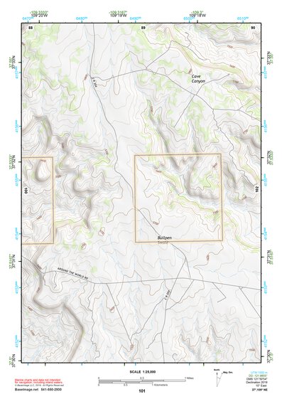 37109NE Page 101 Blanding Topo Preview 1