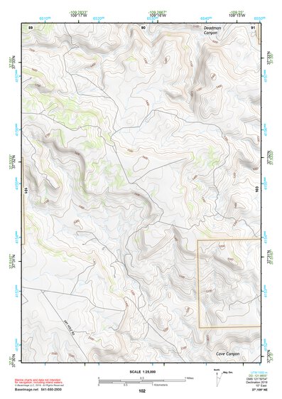 37109NE Page 102 Blanding Topo Preview 1